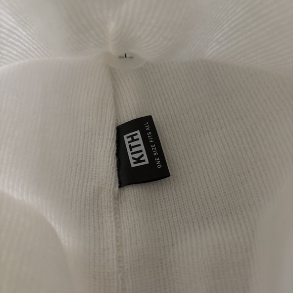 Kith “Fake Friends” Beanie white one size fits all - Picture 2 of 4